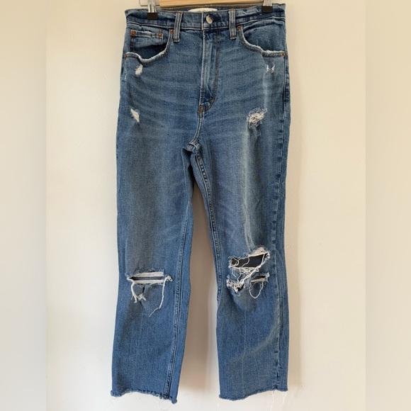 Abercrombie & Fitch the Ankle Straight Ultra High Rise - Picture 1 of 5